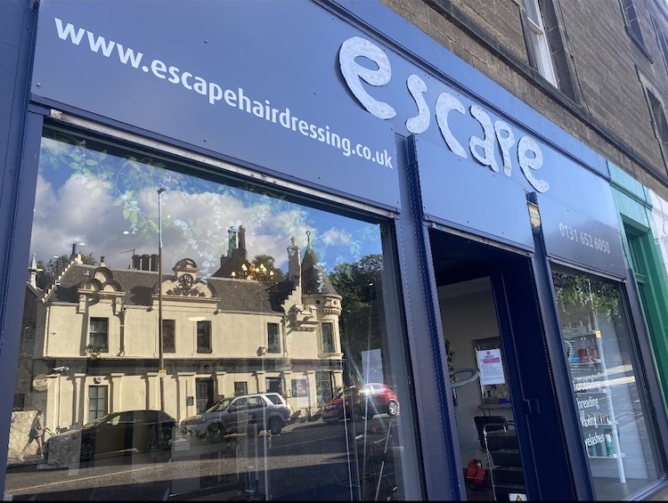 Image of Escape Hairdressing shopfront